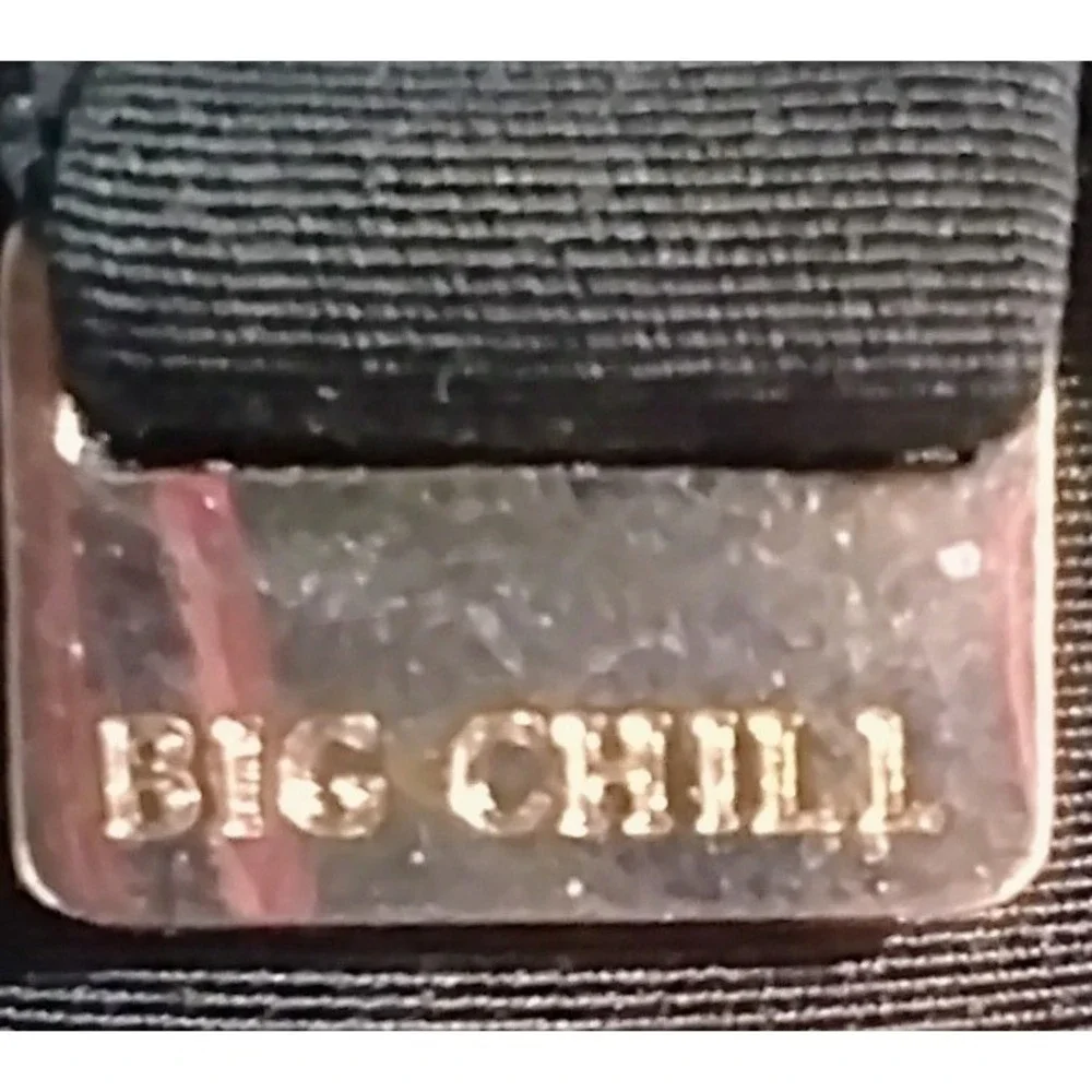 Big Chill Women's Black Zip Front Jacket Lightweight‎ Contrast Collar Size Small